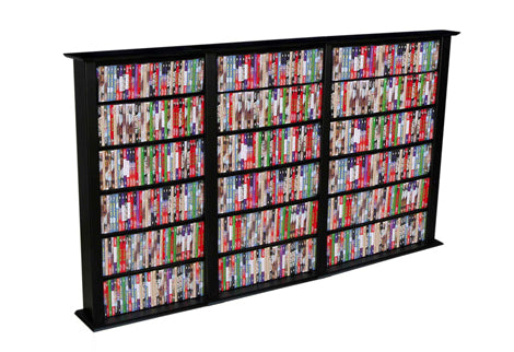 Against-the-Wall Media Storage Racks