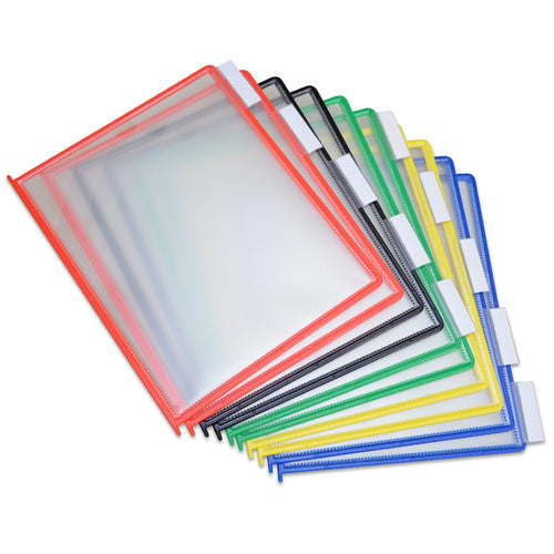 Ultimate Office AdjustaView™ Colored Organizer Pockets with Tabs (set of 10)
