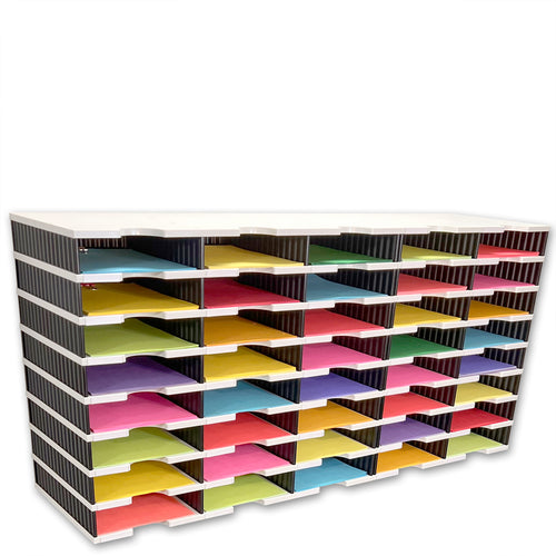 Ultimate Office TierDrop™ 40-Slot, 47-1/2" Literature, Forms, Mail and Classroom Sorter