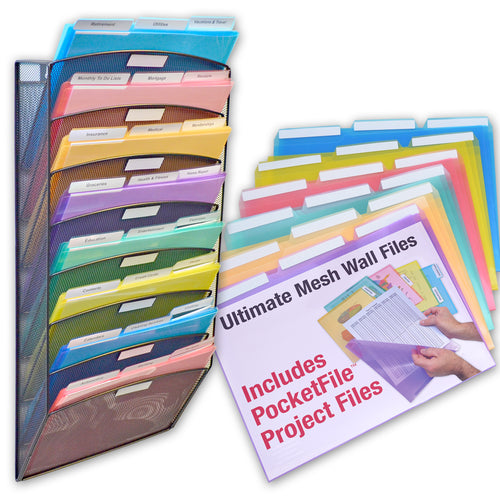 WalMaster™ Mesh Wall File Organizer (8-Tier)