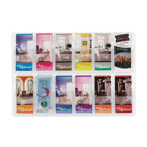 12 Pamphlet Display Clear