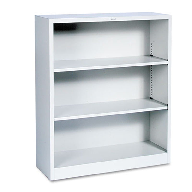 3-Shelf Metal Bookcase, 34 1/2"w x 12 5/8"d x 41"h