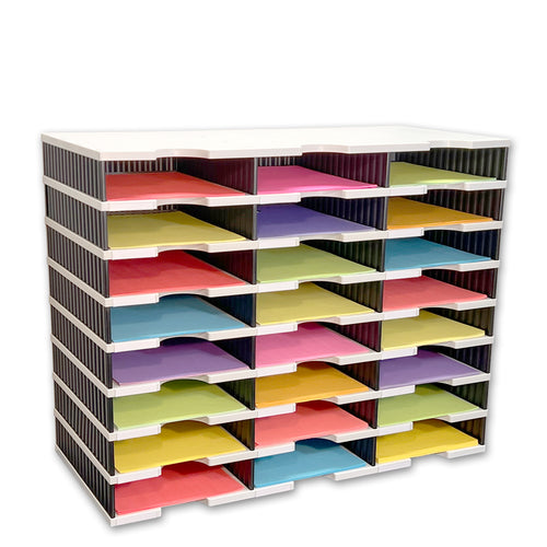 24-Slot TierDrop™ Literature Sorter (28 ½" wide)