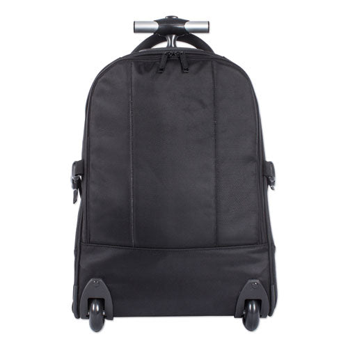 Purpose Rolling Overnight Backpack, 17 1/2" x 20 1/2" x 11", Black