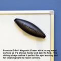 Premium Magnetic 2-in-1 Whiteboard & Chalkboard Eraser