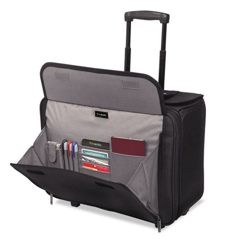 Classic Rolling Catalog Case (Fits laptops up to 17), Black Poly