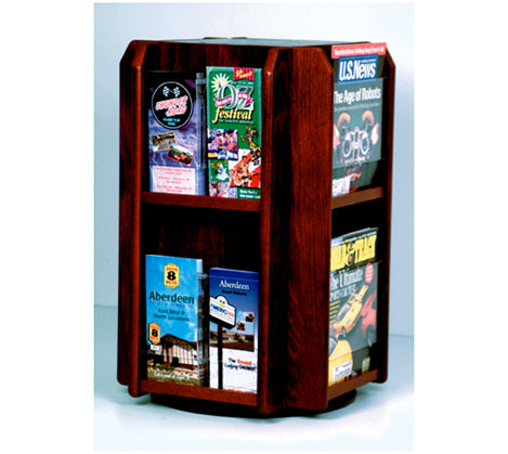 Countertop 8 Pocket Rotary Literature Display
