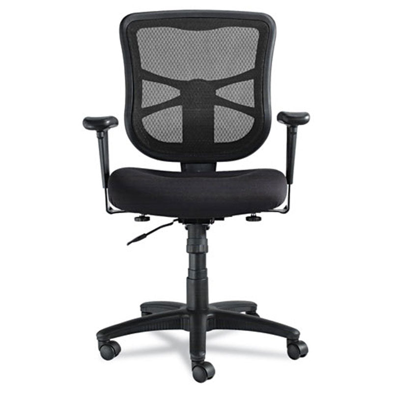 Elusion Mesh Mid-Back Swivel/Tilt Chair, Black w/Black Mesh