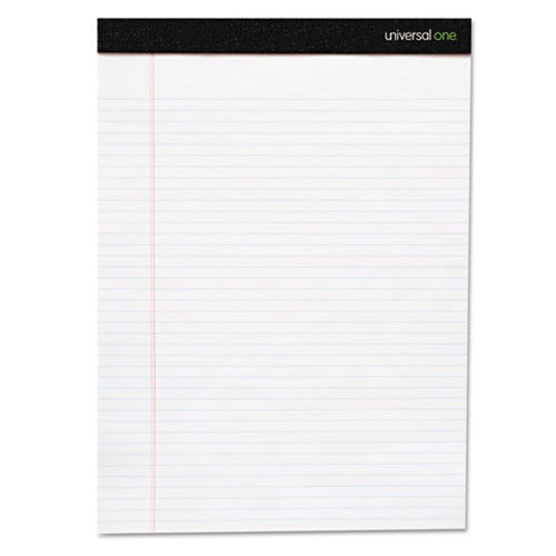 Premium Writing Pads, Wide Rule, Letter Size, 20# Paper, White (6-pack, 50 sheet pads)