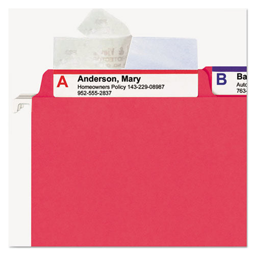 Seal & View Clear File Folder Label Protector (100-pack)