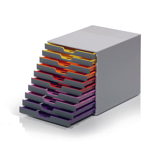 Varicolor 10-Drawer Deskset