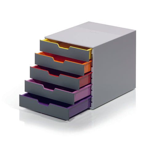 Varicolor 5-Drawer Deskset