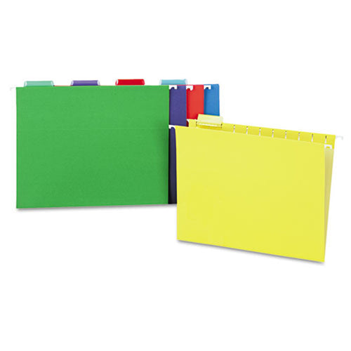 Bright Color Hanging File Folders, 5th-Cut (box of 25)