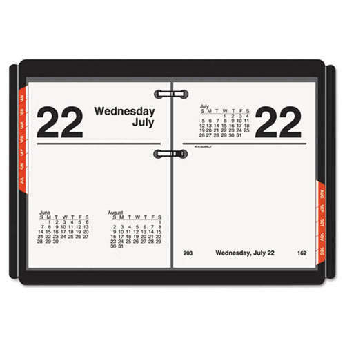 Compact Desk Calendar Refill, 3" X 3 3/4", White, 2024