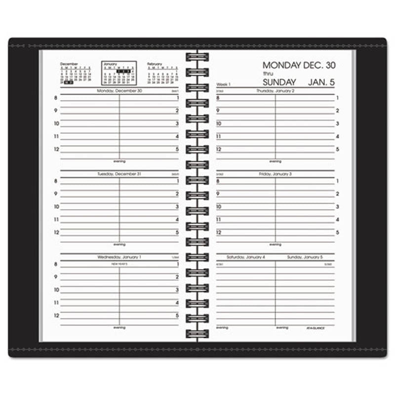 Compact Weekly Appointment Book, 3 1/4" X 6 1/4", 2024