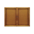 Enclosed Indoor Cork Bulletin Board w/ Doors