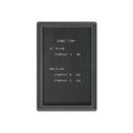 Enclosed Magnetic Directory Board w/ Doors, Gray Frame