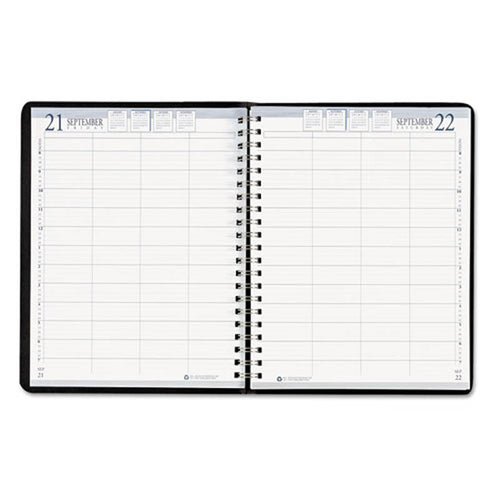 Executive Hardcover 4-Person Group Practice Appt. Book, 8" X 11", Black, 2026