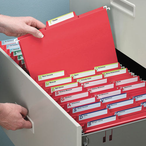 Fastab Hanging File Folders, 3rd-Cut