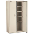 Insulated Storage Cabinet, 36"w x 19 1/4"d x 72"h, Parchment