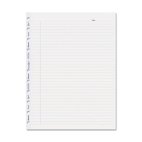 Miraclebind Notebook Ruled Paper Refill, 11 X 9-1/16, White, 50 Sheets/pack