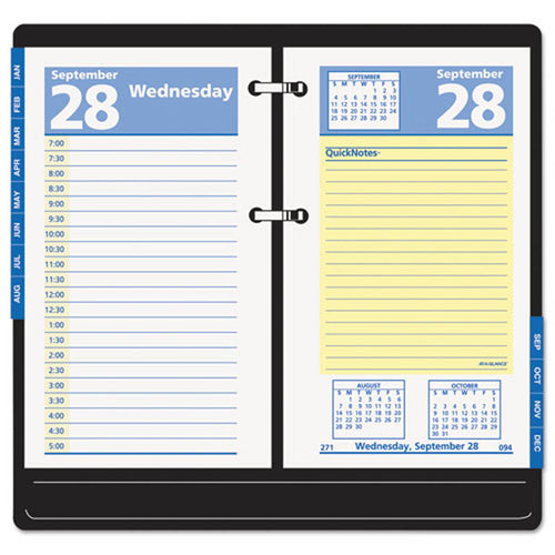 Quicknotes Desk Calendar Refill, 3 1/2" X 6", 2026