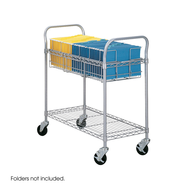 Wire Mail Cart - Gray