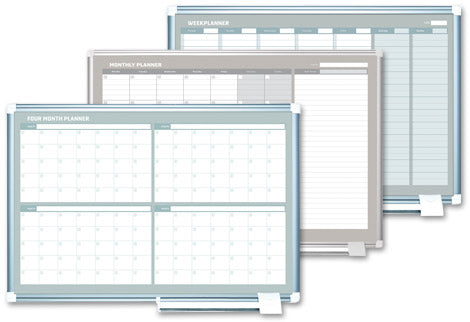 Magnetic Dry-Erase Planning Boards