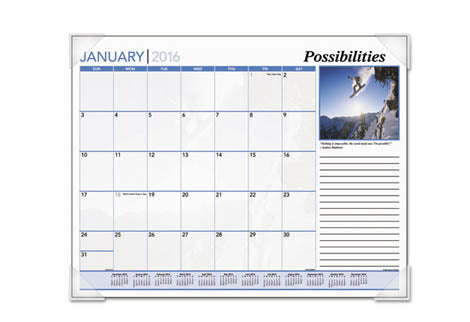 Monthly Desk Pad Calendars