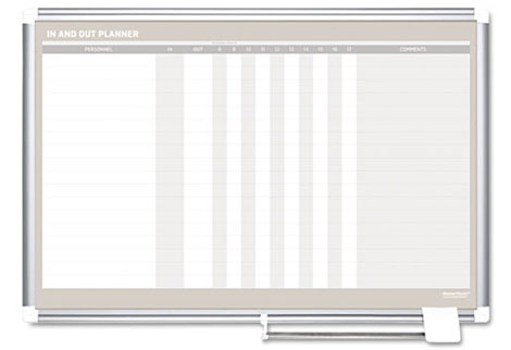 In/Out Planning Boards