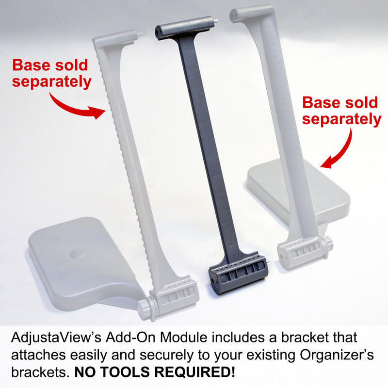 Ultimate Office AdjustaView™ 10-Pocket Desk Reference Organizer Add-On with EZ-LOAD Pockets (Add-On Module Only)