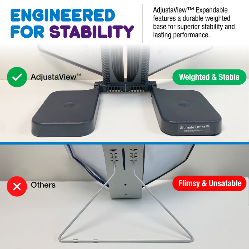 AdjustaView™ 10-Pocket Document Display Desk Reference Organizer
