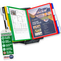 AdjustaView™ 10-Pocket Document Display Desk Reference Organizer