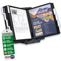 AdjustaView™ 10-Pocket Document Display Desk Reference Organizer