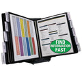 AdjustaView™ 10-Pocket Document Display Desk Reference Organizer