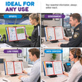 AdjustaView FastFind 10-Pocket Desktop Reference Display Organizer