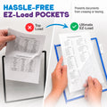 AdjustaView FastFind 10-Pocket Desktop Reference Display Organizer