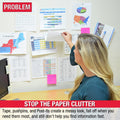 AdjustaView™ 20-Pocket Document Display Desk Reference Organizer