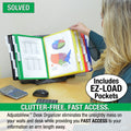 AdjustaView™ 20-Pocket Document Display Desk Reference Organizer