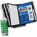 AdjustaView™ 20-Pocket Document Display Desk Reference Organizer