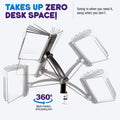 Ultimate Office SwingFile CLAMP-ON ARM 10-Pocket Reference Display Organizer