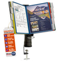 Ultimate Office SpaceFile CLAMP-ON DESK 10-Pocket Reference Display Organizer