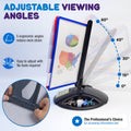 AdjustaView™ 10-Pocket Desk Reference Organizer with Supplies Storage Base
