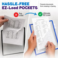 AdjustaView™ 10-Pocket Desk Reference Organizer with Supplies Storage Base