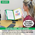 SwitchFile™ 10-Pocket Rotatable Reference Organizer