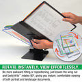 SwitchFile™ 10-Pocket Rotatable Reference Organizer