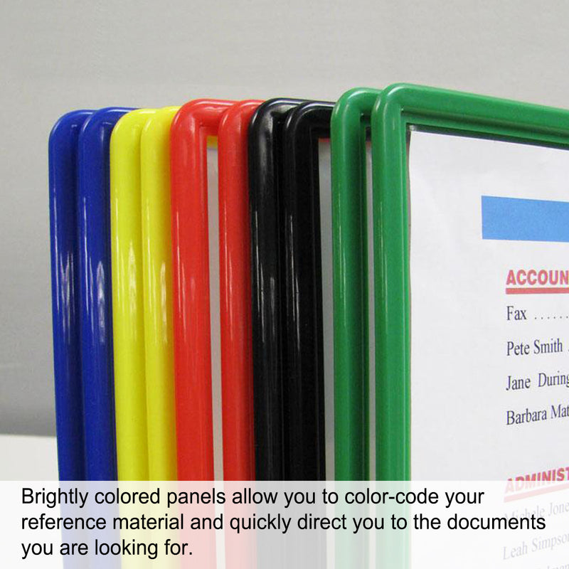 Ultimate Office AdjustaView™ Colored Organizer Pockets with Tabs (set of 10)