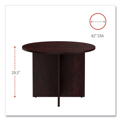 Valencia Round Conference Table w/X-Base