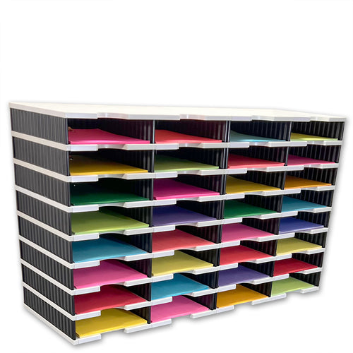 Ultimate Office TierDrop™ 32-Slot, 38"w Literature, Forms, Mail and Classroom Sorter