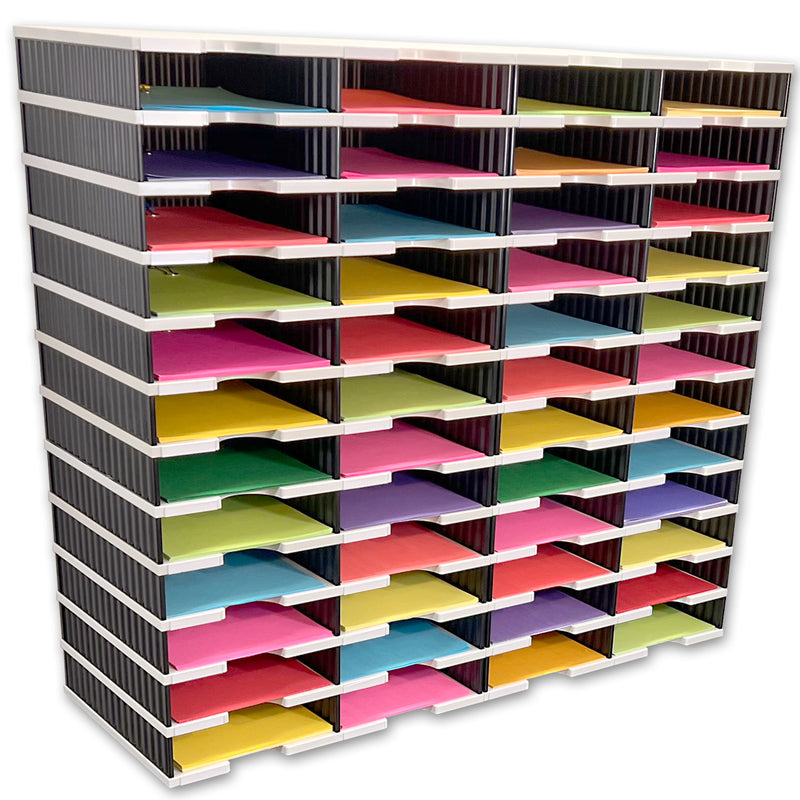 Ultimate Office TierDrop™ 48-Slot, 38"w Literature, Forms, Mail and Classroom Sorter